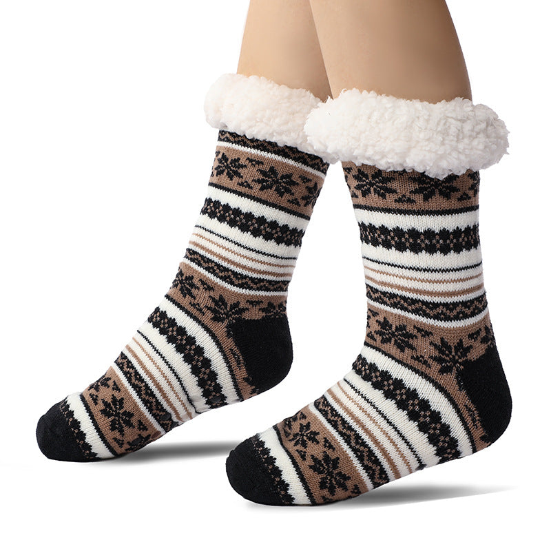 Men's Ultra-thick Thermal Home Sleep Socks