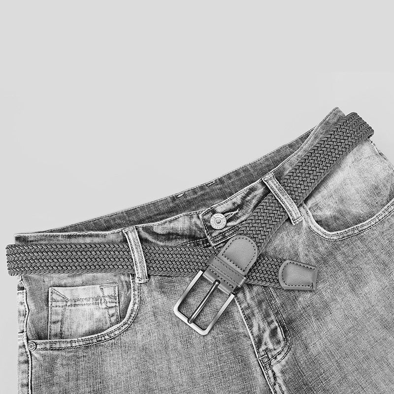 Men's And Teenagers' Knitted Belts Fashionable