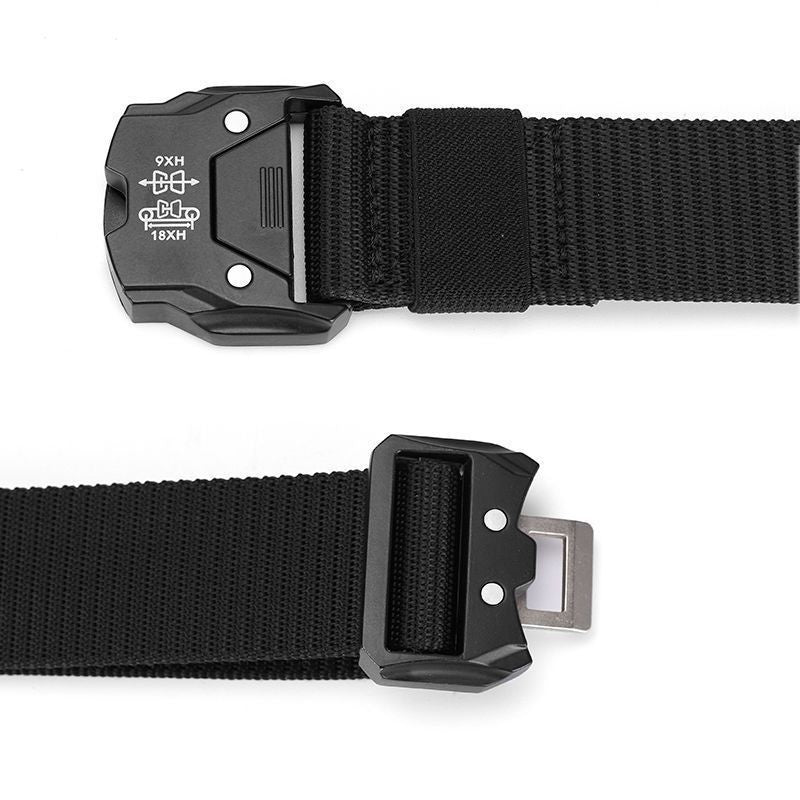 Men's Tactical Release Buckle Nylon Canvas Belt