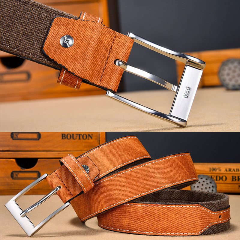 Men's Casual All-matching Canvas Belt