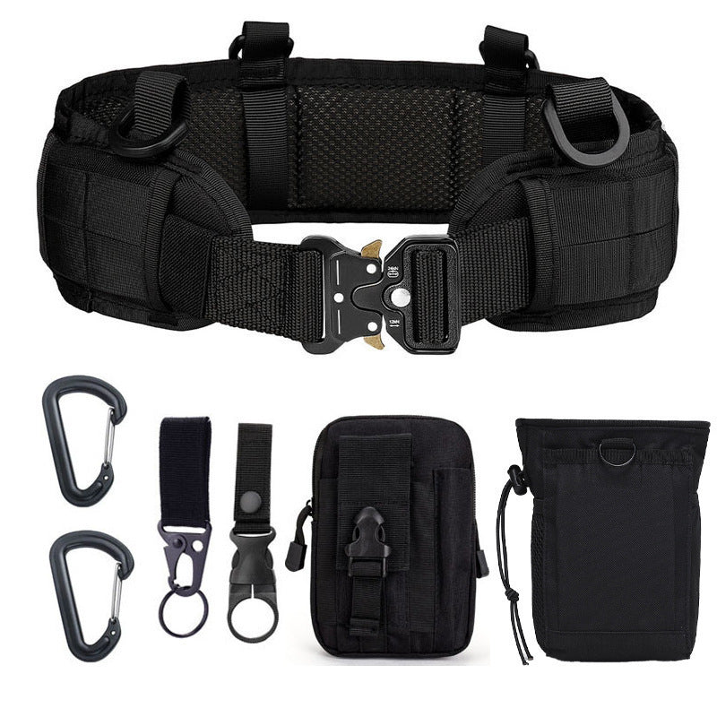Waist Seal Eight-piece Set Quick Release Equipment Waist Bag Outdoor Patrol Multi-functional Tactical Belt Wholesale