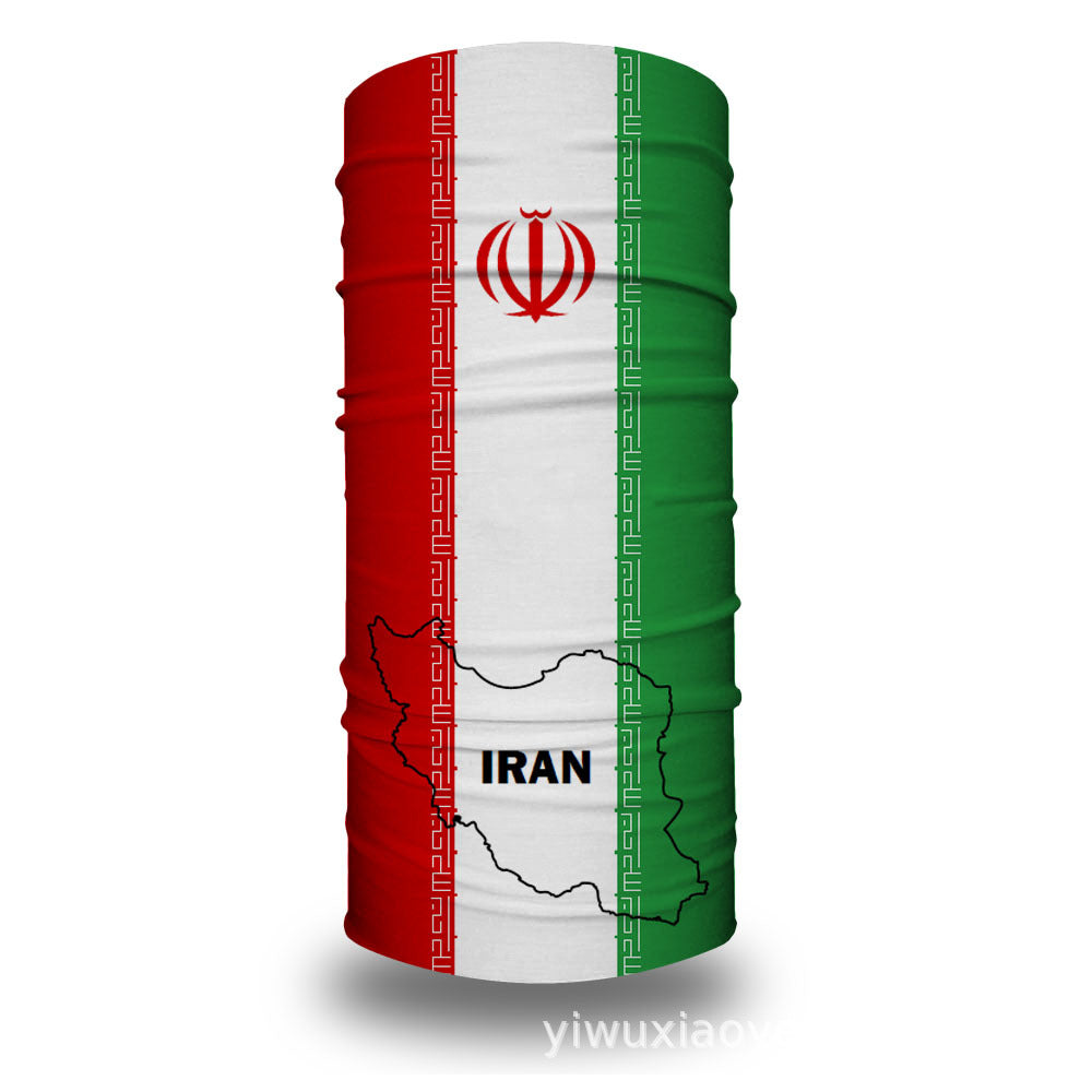 Multi-functional Neck Gaiter, Sun-protective Face Mask For Cycling, National Flag Headscarf Unisex