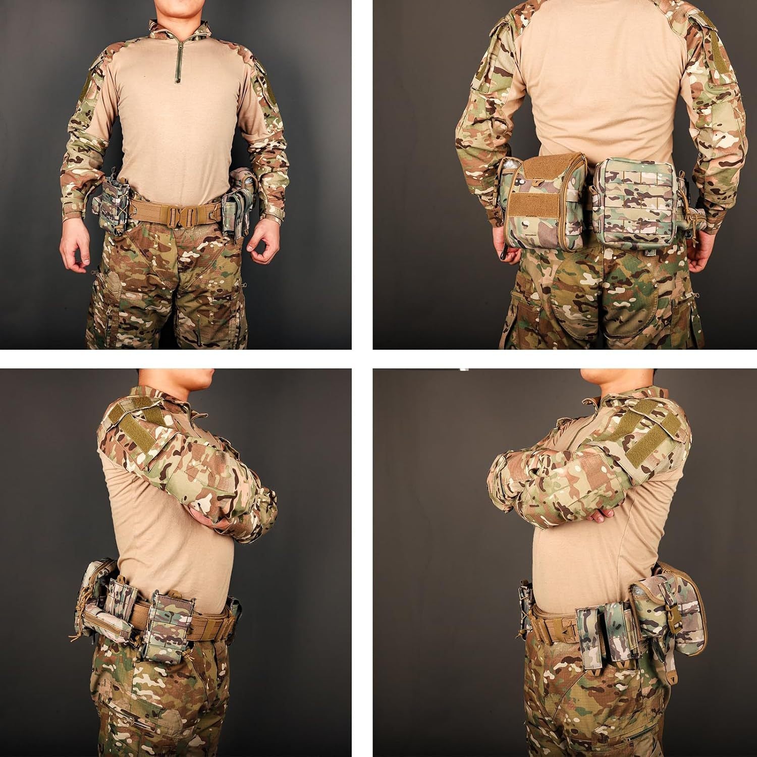 Waist Seal Eight-piece Set Quick Release Equipment Waist Bag Outdoor Patrol Multi-functional Tactical Belt Wholesale