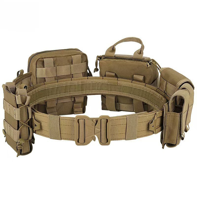Waist Seal Eight-piece Set Quick Release Equipment Waist Bag Outdoor Patrol Multi-functional Tactical Belt Wholesale