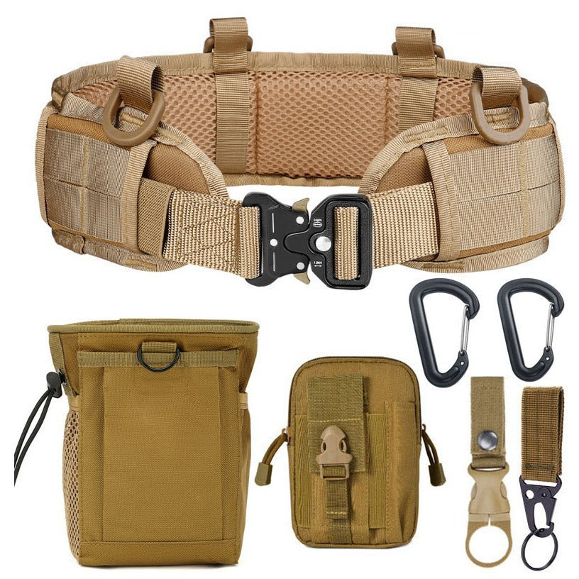 Waist Seal Eight-piece Set Quick Release Equipment Waist Bag Outdoor Patrol Multi-functional Tactical Belt Wholesale