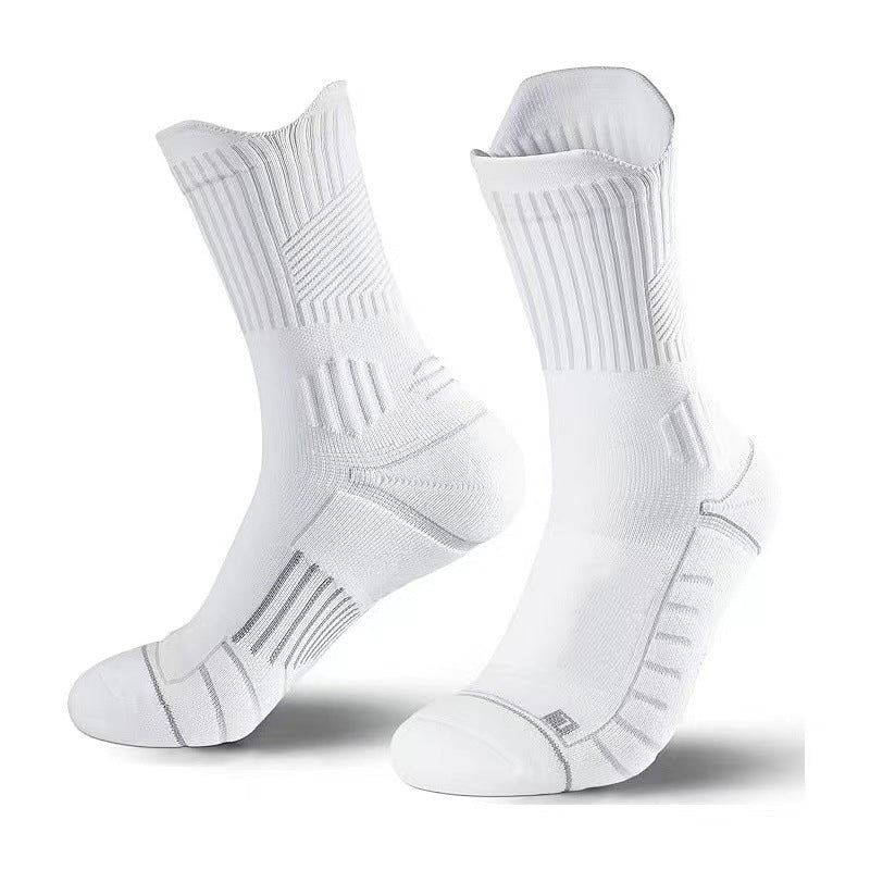 Low-Cut Running Socks With Sweat-Absorbing Non-Slip And Cushioned Towel-Like Bottom