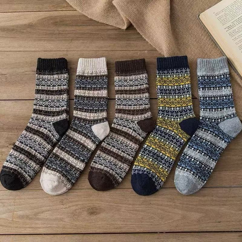 Men's Casual Thickened Thermal Wool Socks