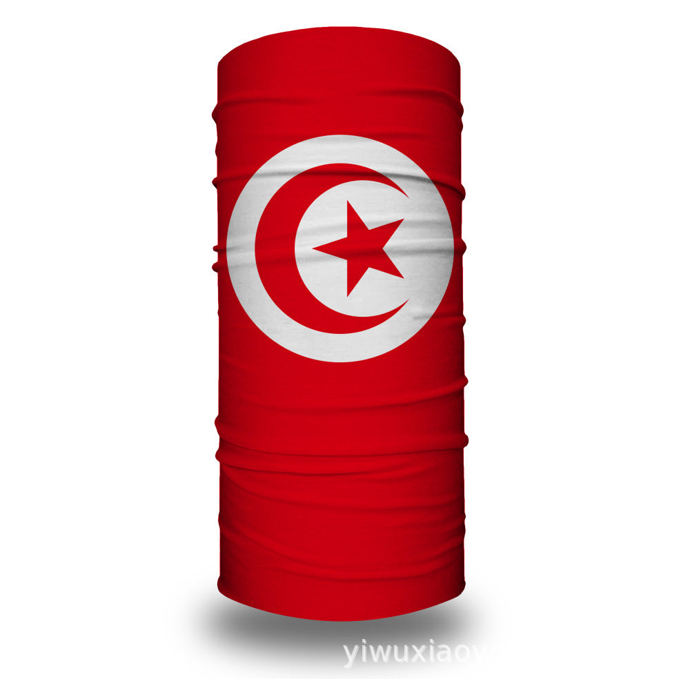 Multi-functional Neck Gaiter, Sun-protective Face Mask For Cycling, National Flag Headscarf Unisex