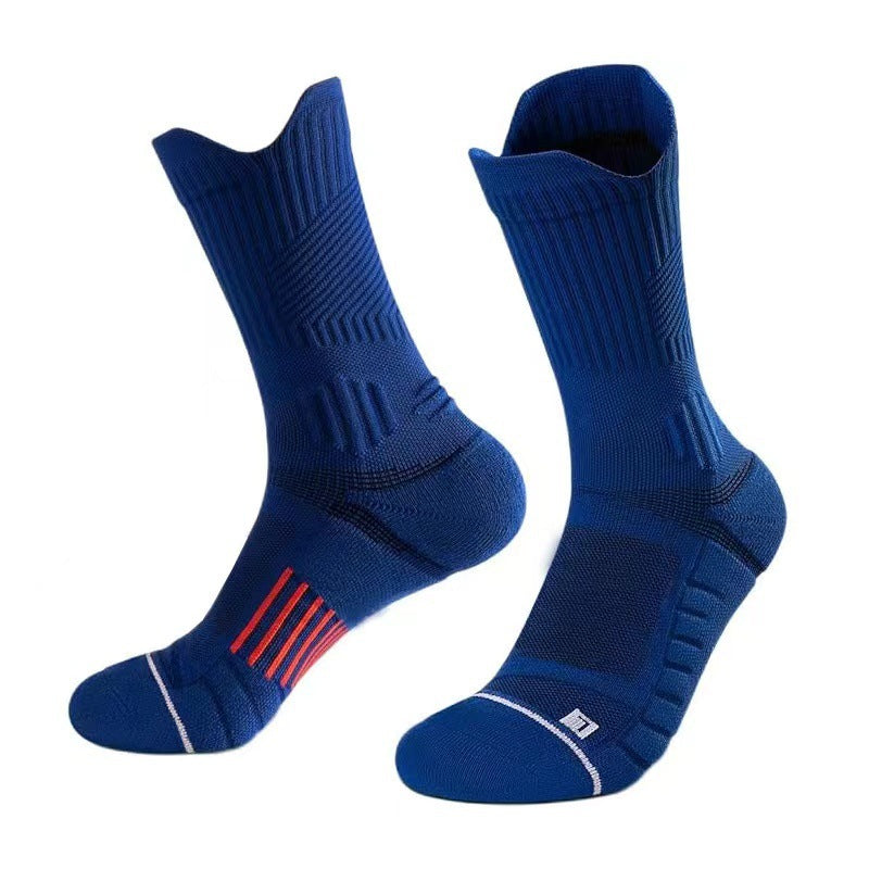 Low-Cut Running Socks With Sweat-Absorbing Non-Slip And Cushioned Towel-Like Bottom
