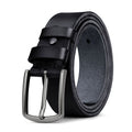 Men's First Layer Leather Alloy Buckle Belt