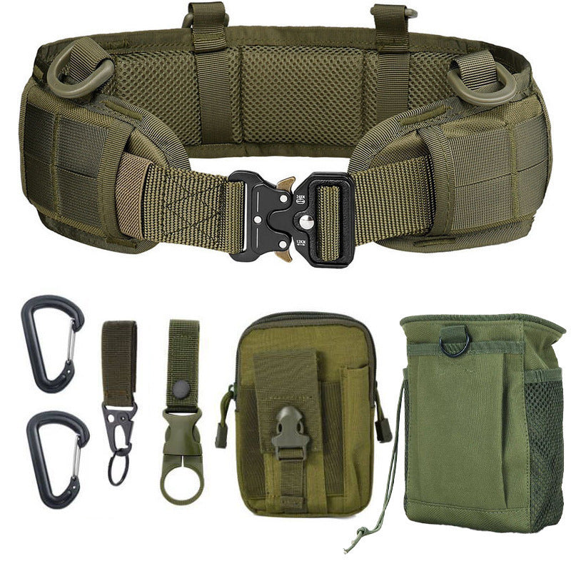 Waist Seal Eight-piece Set Quick Release Equipment Waist Bag Outdoor Patrol Multi-functional Tactical Belt Wholesale