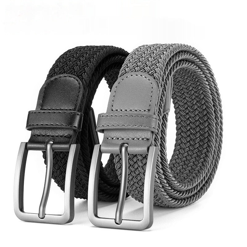 Men's And Teenagers' Knitted Belts Fashionable
