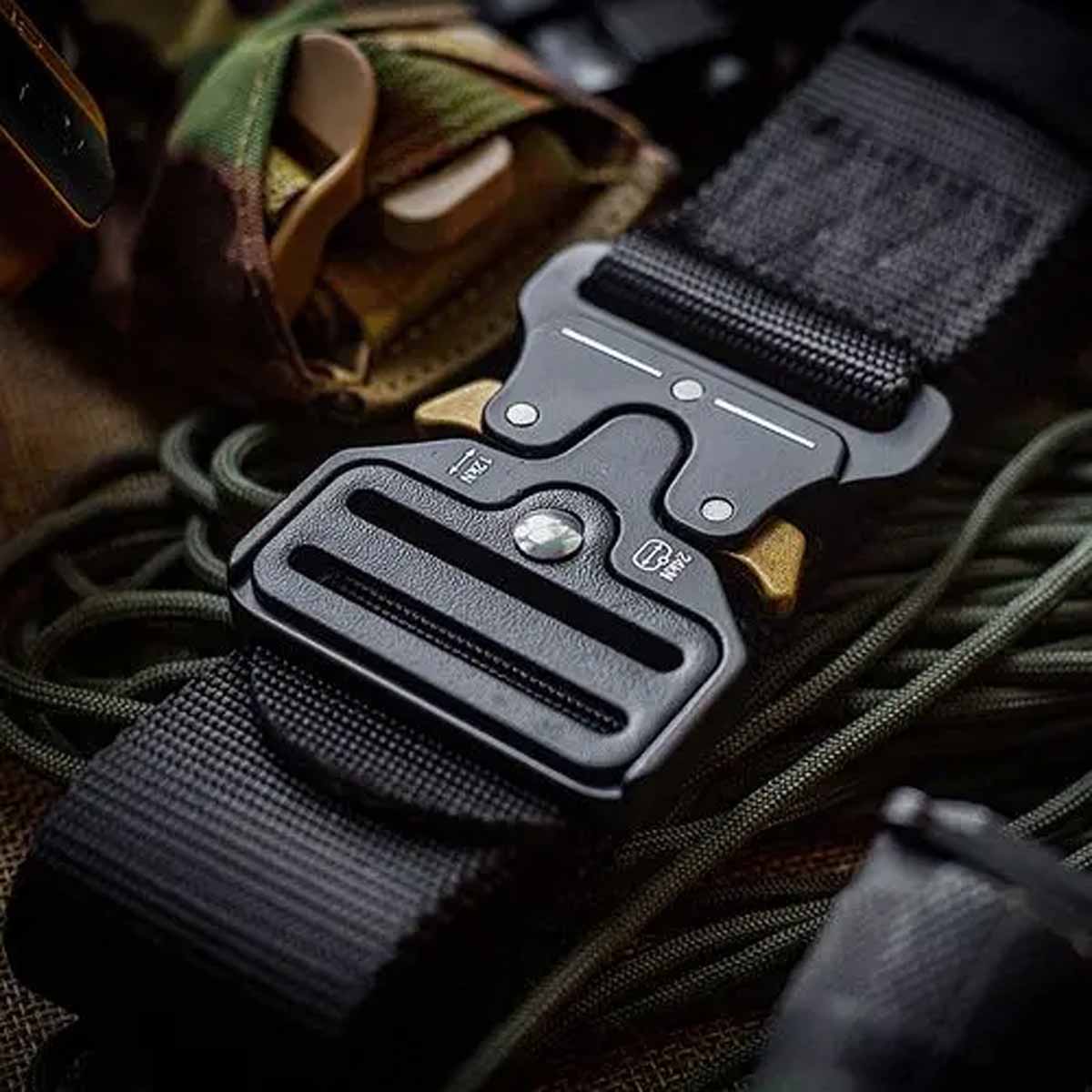 Men Multifunction Nylon Military Tactical Adjustable Waist Belt Quick Release Belt