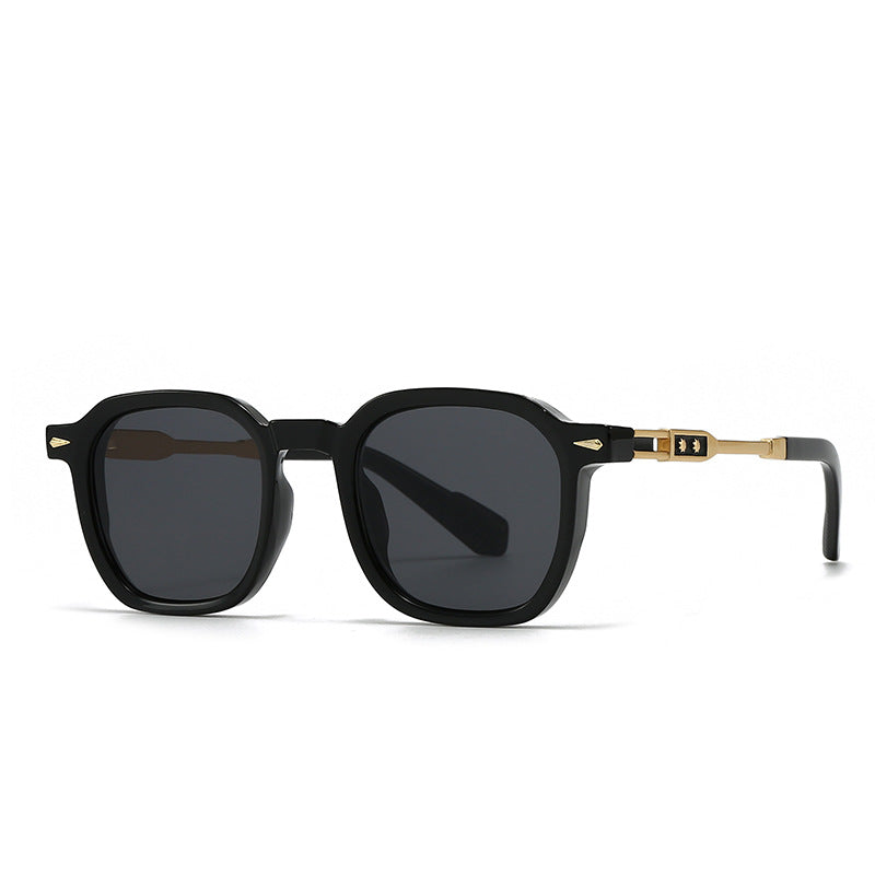 Round-frame Metal Sunglasses