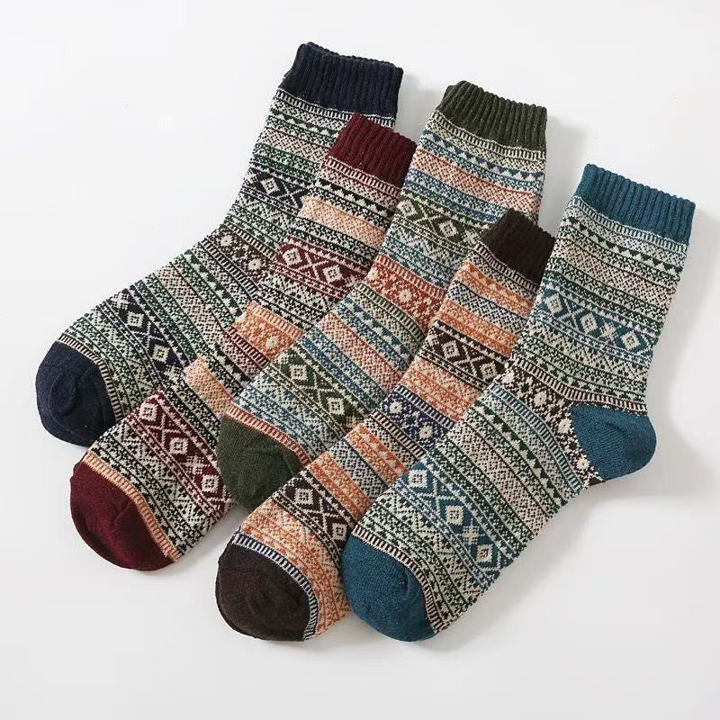 Men's Casual Thickened Thermal Wool Socks