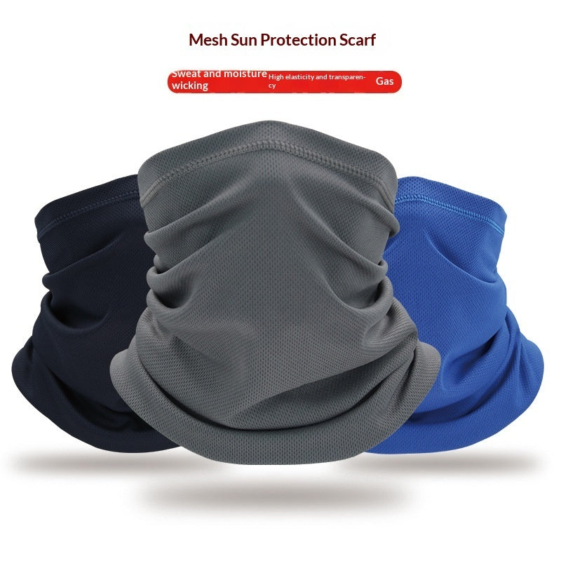 Ice Silk Sun Protection Headscarf Neck Gaiter Outdoor Quick-dry Breathable For Cycling