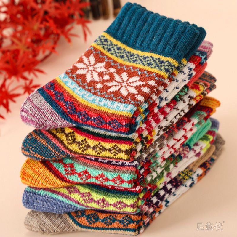 Men's Casual Thickened Thermal Wool Socks